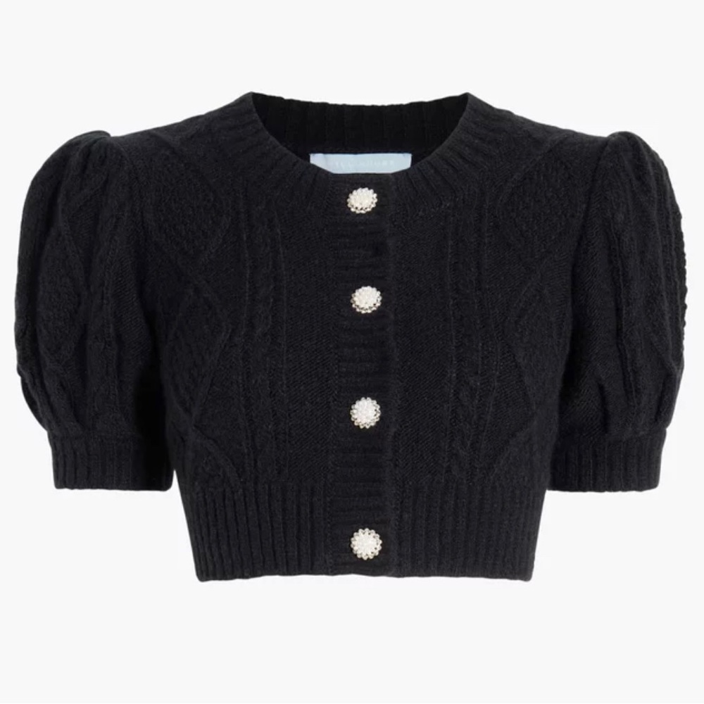 Hill House Ollie Cardigan Sweater Black XS NWT